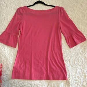 Lilly Pulitzer pink 100 % Pima cotton shirt